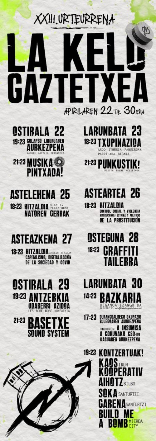 La Kelo gaztetxearen XXIII. urteurrena