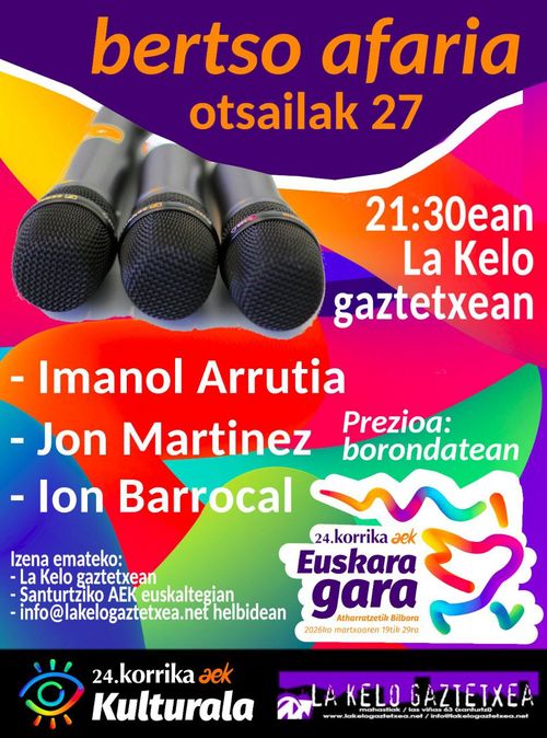 Korrika bertso afaria